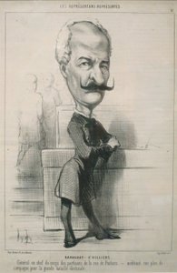 Archille Baraguay dHilliers 作： Honoré Daumier